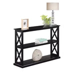 Table console Coventry avec étagères