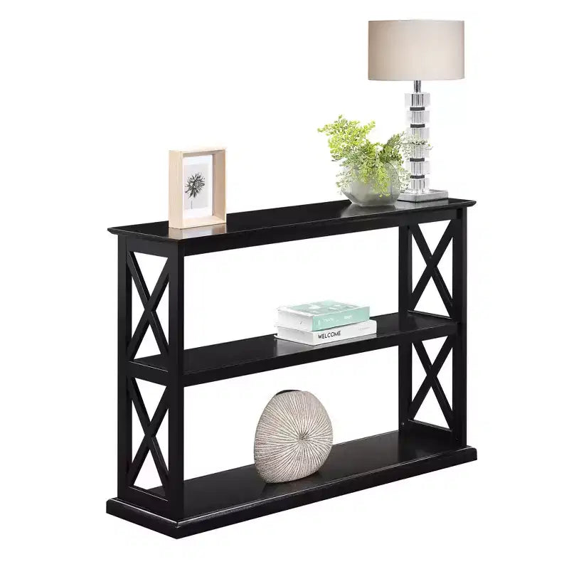 Table console Coventry avec étagères
