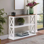Table console Coventry avec étagères