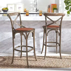 Tabouret de bar à dossier - AMH9502