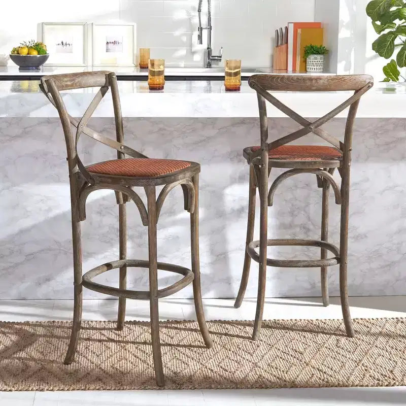 Tabouret de bar à dossier - AMH9502