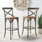 Tabouret de bar à dossier - AMH9502