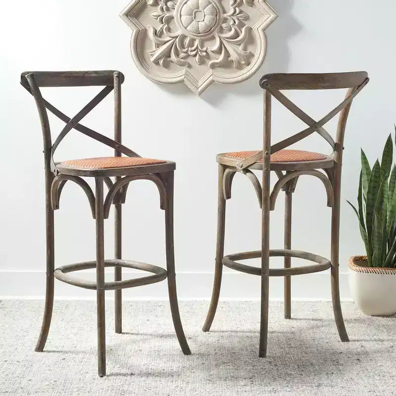 Tabouret de bar à dossier - AMH9502