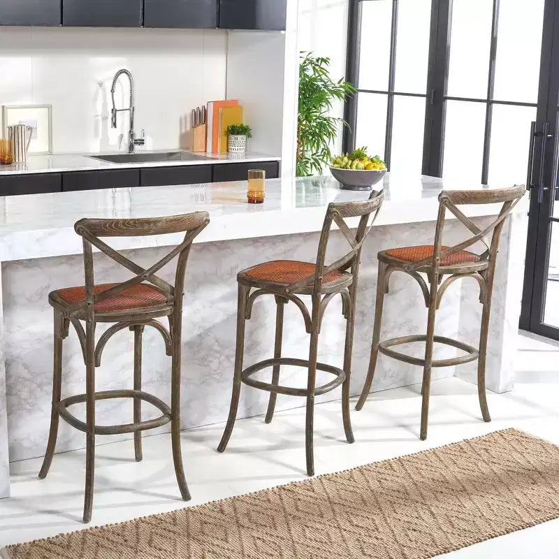 Tabouret de bar à dossier - AMH9502