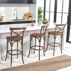 Tabouret de bar à dossier - AMH9502