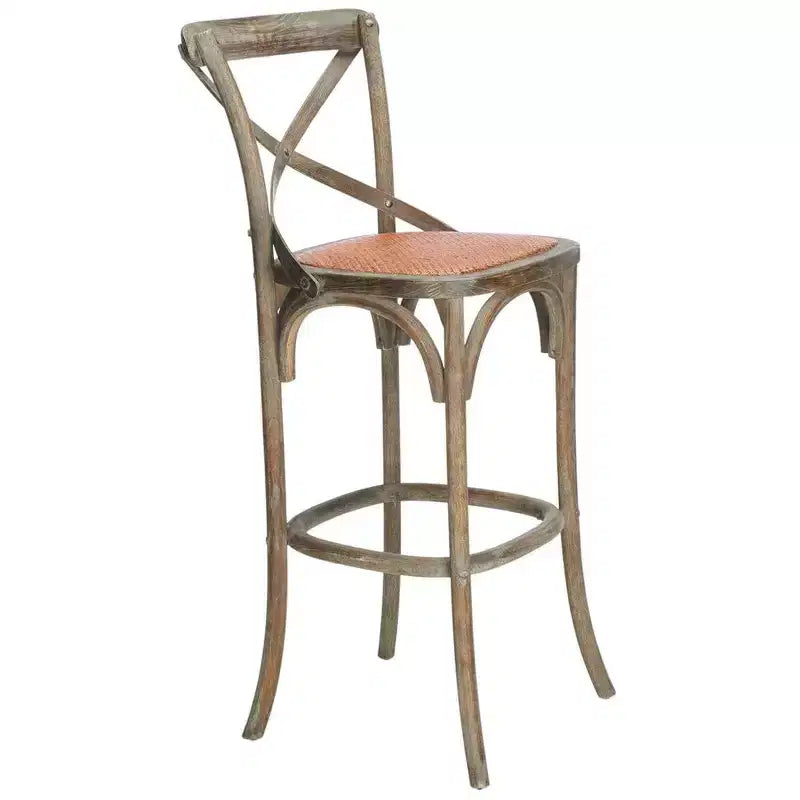 Tabouret de bar à dossier - AMH9502