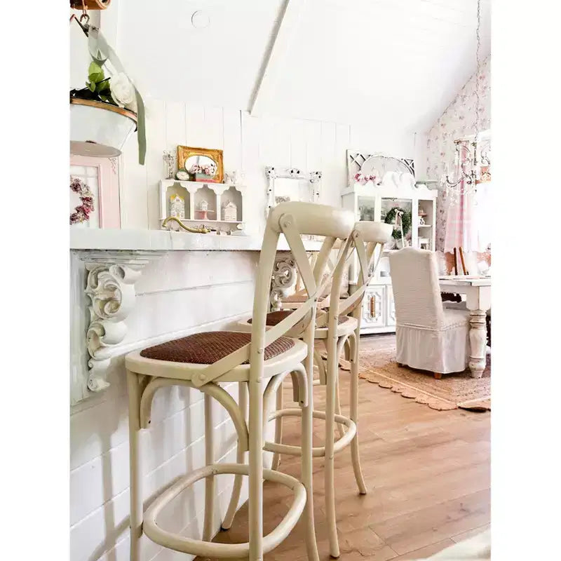Tabouret de bar à dossier - AMH9502