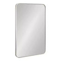 Kate and Laurel Zayda Radius Rectangle Framed Wall Mirror