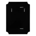 Miroir festonné en MDF, 22x30, doré