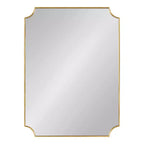 Miroir festonné en MDF, 22x30, doré