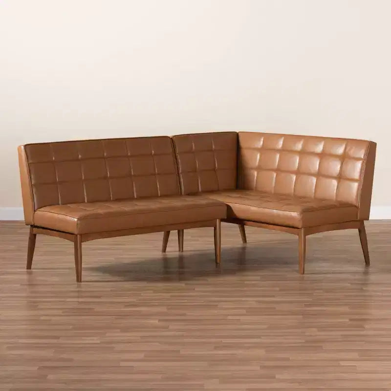 Ensemble de salle à manger 2 pièces en bois Sanford - Baxton Studio