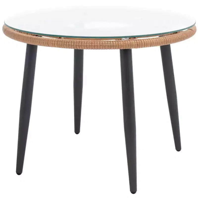 Ensemble de 3 chaises longues Warlen - Intérieur/extérieur - PAT9016 - Naturel/Beige - Safavieh