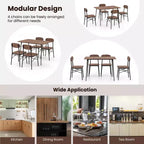 Ensemble de salle à manger 5 pièces Costway pour 4 personnes, mobilier de cuisine moderne