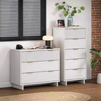 Ensemble de chambre à coucher Manhattan Comfort Granville (2 pièces) : commode étroite et commode