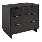 Ensemble de chambre à coucher Manhattan Comfort Granville 3 pièces avec commode simple et commode double