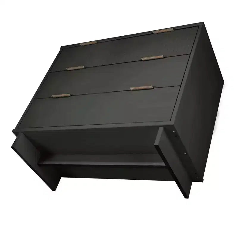 Ensemble de chambre à coucher Manhattan Comfort Granville 3 pièces avec commode simple et commode double