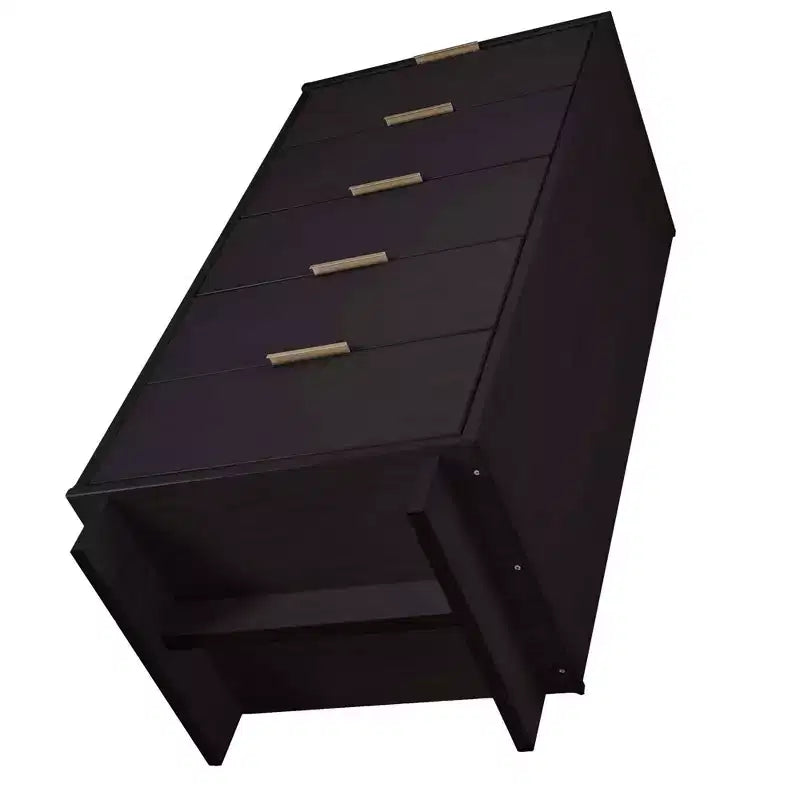 Ensemble de chambre à coucher Manhattan Comfort Granville 3 pièces avec commode simple et commode double