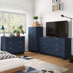 Ensemble de chambre à coucher Manhattan Comfort Granville 3 pièces avec commode simple et commode double