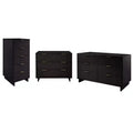 Ensemble de chambre à coucher Manhattan Comfort Granville 3 pièces avec commode simple et commode double