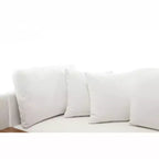 Morden Fort - Canapé Sectionnel en U, Design Minimaliste, 5 Places, Style Nuage avec Causeuse pour Salon, en Lin