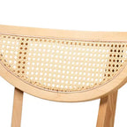 Ensemble de salle à manger 7 pièces en bois Baxton Studio Dannell, style moderne mid-century