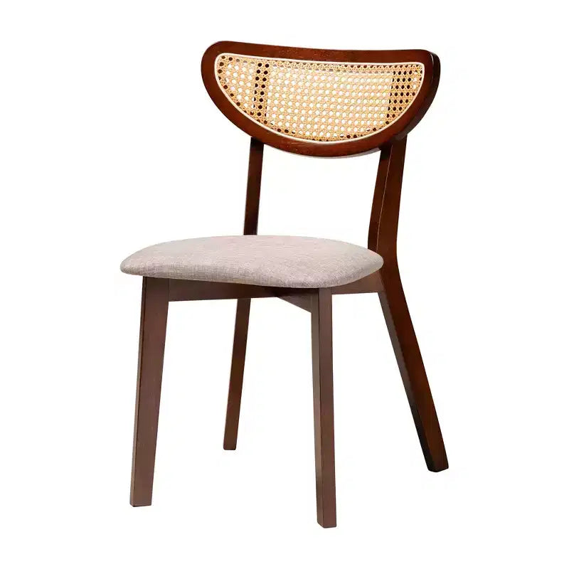 Ensemble de salle à manger 7 pièces en bois Baxton Studio Dannell, style moderne mid-century