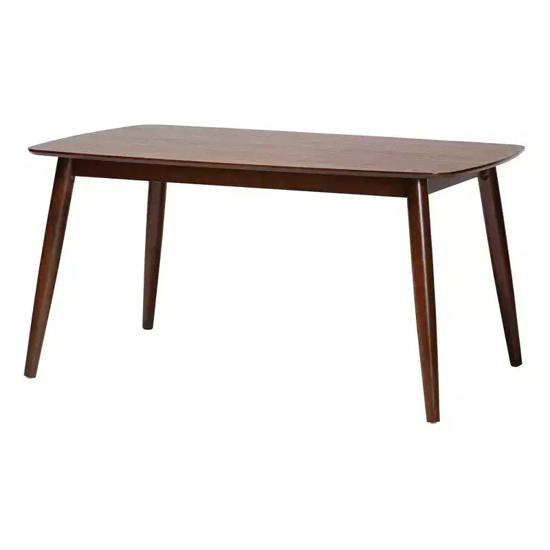 Ensemble de salle à manger 7 pièces en bois Baxton Studio Dannell, style moderne mid-century
