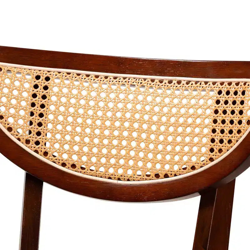 Ensemble de salle à manger 7 pièces en bois Baxton Studio Dannell, style moderne mid-century