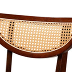 Ensemble de salle à manger 7 pièces en bois Baxton Studio Dannell, style moderne mid-century