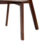 Ensemble de salle à manger 7 pièces en bois Baxton Studio Dannell, style moderne mid-century