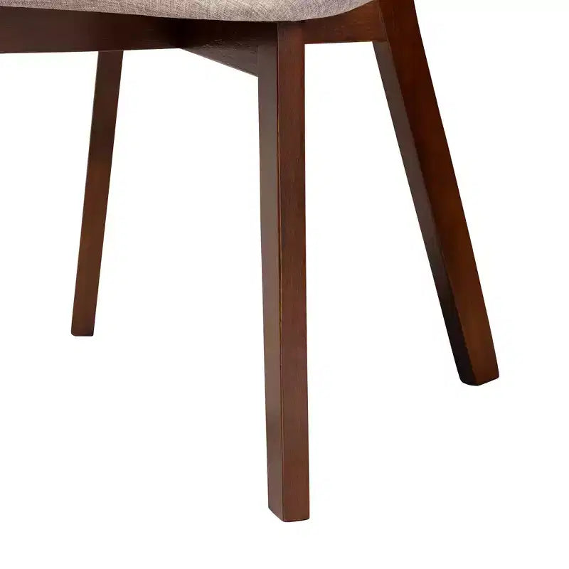 Ensemble de salle à manger 7 pièces en bois Baxton Studio Dannell, style moderne mid-century
