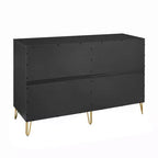 Ensemble commode 2 tiroirs et commode double 10 tiroirs Manhattan Comfort Dumbo 2 pièces moderne