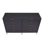 Ensemble commode 2 tiroirs et commode double 10 tiroirs Manhattan Comfort Dumbo 2 pièces moderne