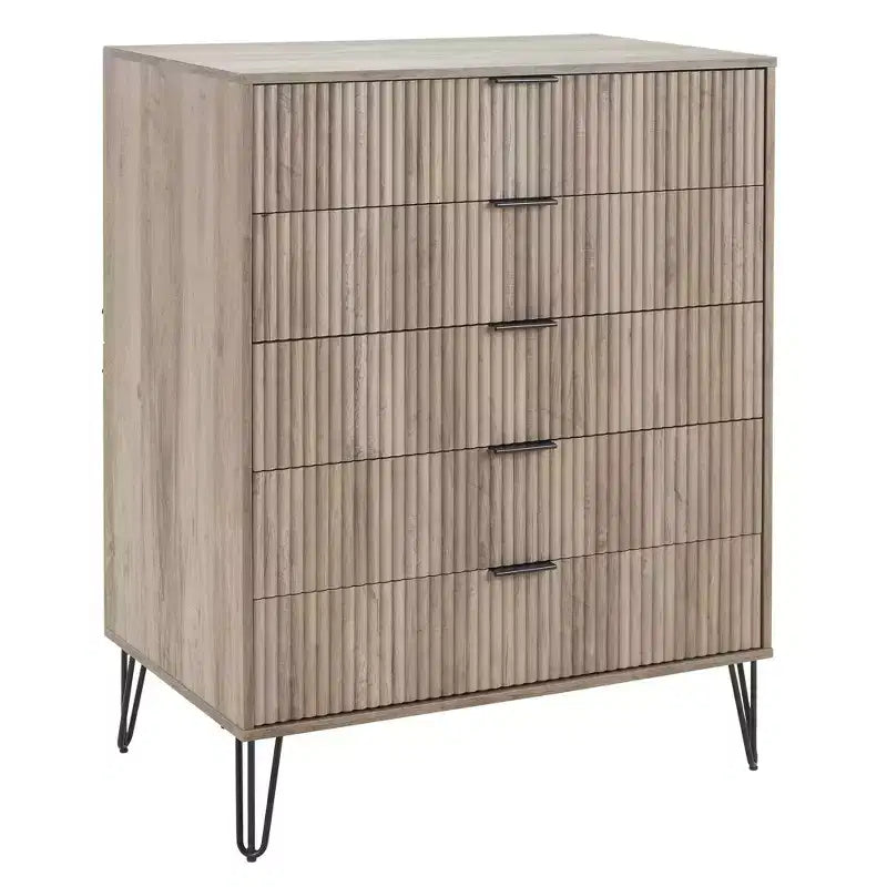 Ensemble commode 2 tiroirs et commode double 10 tiroirs Manhattan Comfort Dumbo 2 pièces moderne