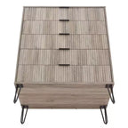Ensemble commode 2 tiroirs et commode double 10 tiroirs Manhattan Comfort Dumbo 2 pièces moderne