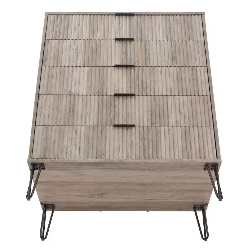 Ensemble commode 2 tiroirs et commode double 10 tiroirs Manhattan Comfort Dumbo 2 pièces moderne