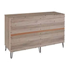 Ensemble commode 2 tiroirs et commode double 10 tiroirs Manhattan Comfort Dumbo 2 pièces moderne
