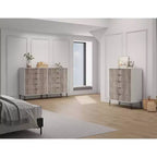 Ensemble commode 2 tiroirs et commode double 10 tiroirs Manhattan Comfort Dumbo 2 pièces moderne
