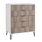 Ensemble commode 2 tiroirs et commode double 10 tiroirs Manhattan Comfort Dumbo 2 pièces moderne