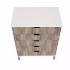 Ensemble commode 2 tiroirs et commode double 10 tiroirs Manhattan Comfort Dumbo 2 pièces moderne