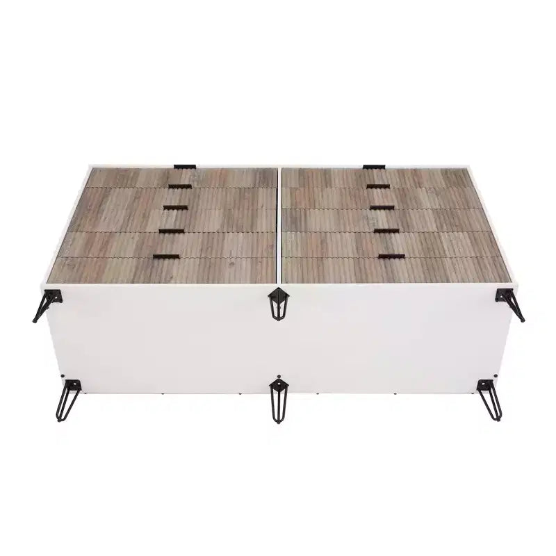 Ensemble commode 2 tiroirs et commode double 10 tiroirs Manhattan Comfort Dumbo 2 pièces moderne