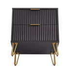 Ensemble de commode 5 tiroirs et table de nuit 2 tiroirs moderne Dumbo 2 pièces Manhattan Comfort
