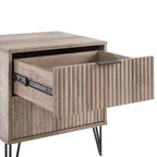 Ensemble de commode 5 tiroirs et table de nuit 2 tiroirs moderne Dumbo 2 pièces Manhattan Comfort