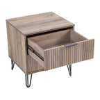 Ensemble de commode 5 tiroirs et table de nuit 2 tiroirs moderne Dumbo 2 pièces Manhattan Comfort