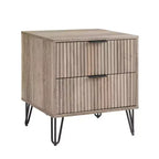 Ensemble de commode 5 tiroirs et table de nuit 2 tiroirs moderne Dumbo 2 pièces Manhattan Comfort
