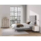 Ensemble de commode 5 tiroirs et table de nuit 2 tiroirs moderne Dumbo 2 pièces Manhattan Comfort