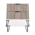 Ensemble de commode 5 tiroirs et table de nuit 2 tiroirs moderne Dumbo 2 pièces Manhattan Comfort