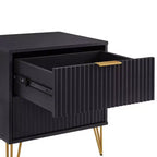Ensemble de commode 5 tiroirs et table de nuit 2 tiroirs moderne Dumbo 2 pièces Manhattan Comfort