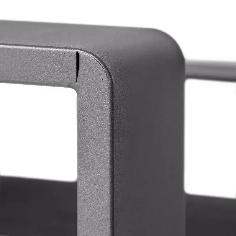 Ensemble de conversation d'extérieur GDFStudio Mason en aluminium 4 places avec coussins, gris et gris foncé