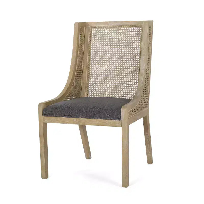 Ensemble de salle à manger 7 pièces en rotin de canne et bois d'hévéa Mason de Christopher Knight Home